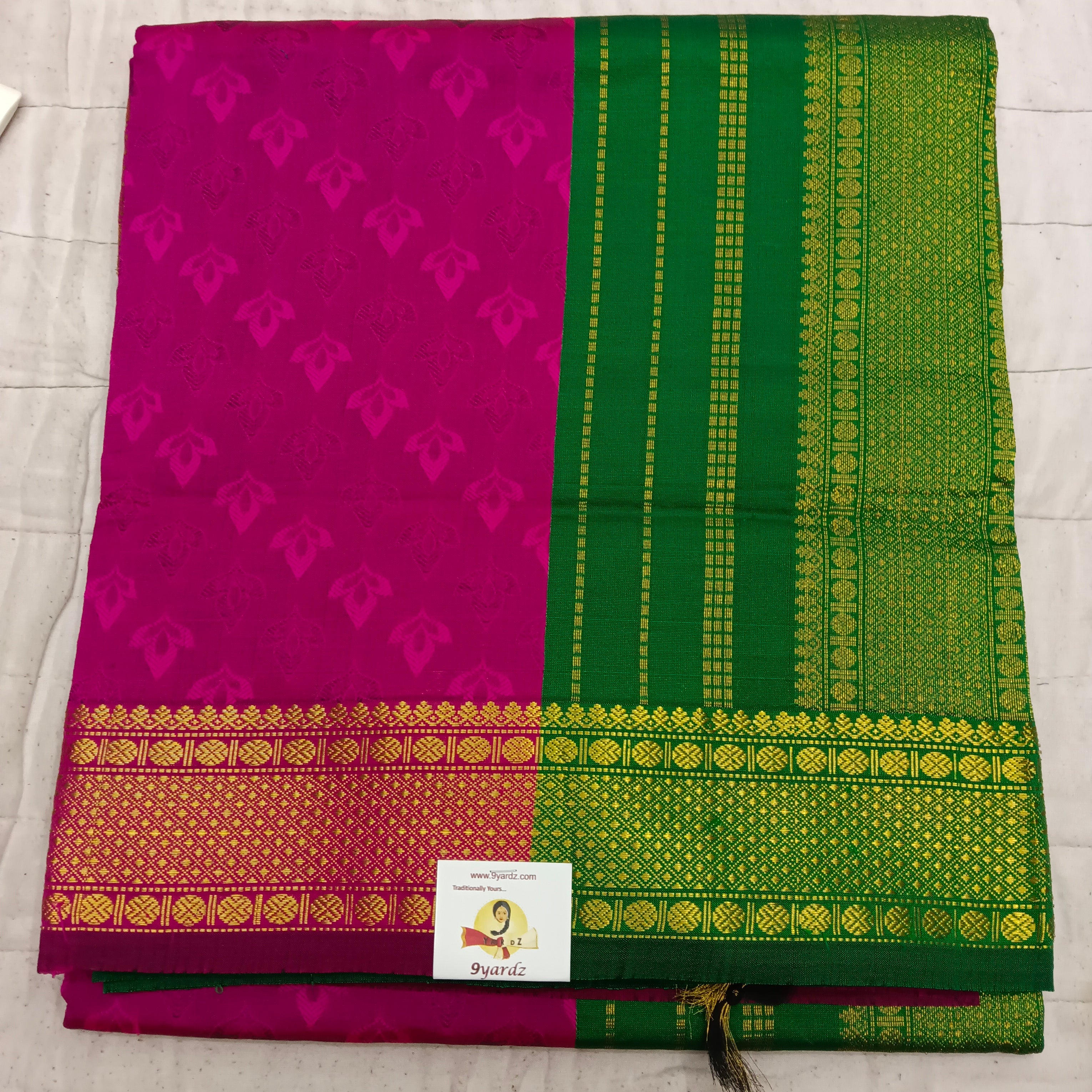 Semi silk cotton 6Yards