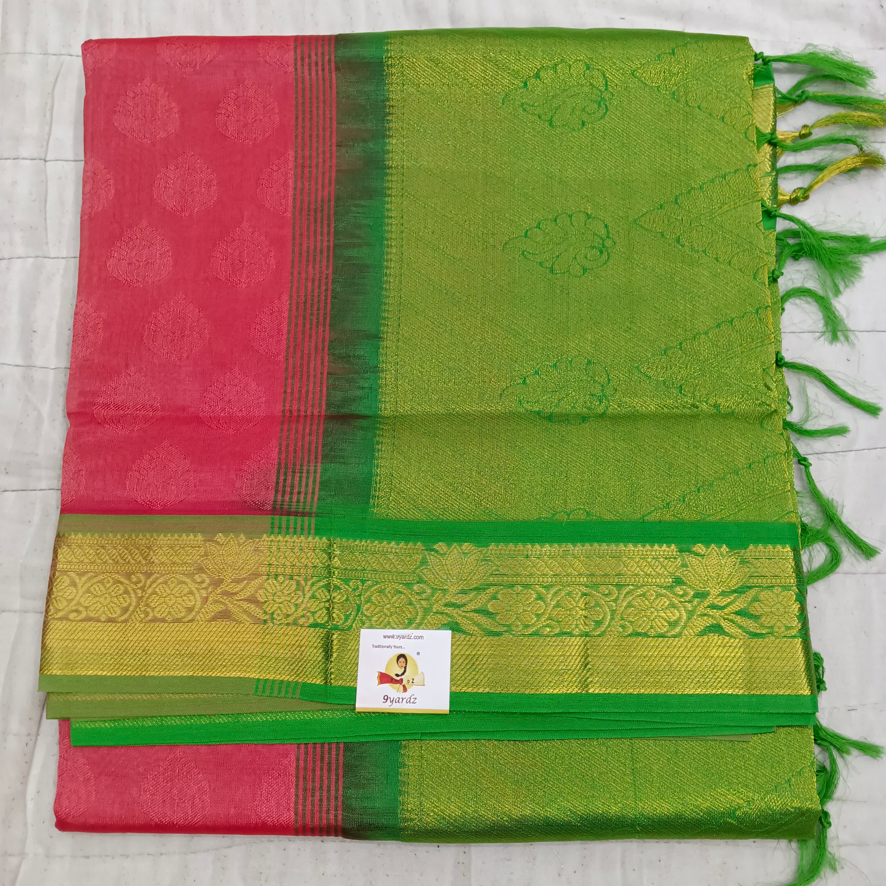 Semi silk cotton 6Yards