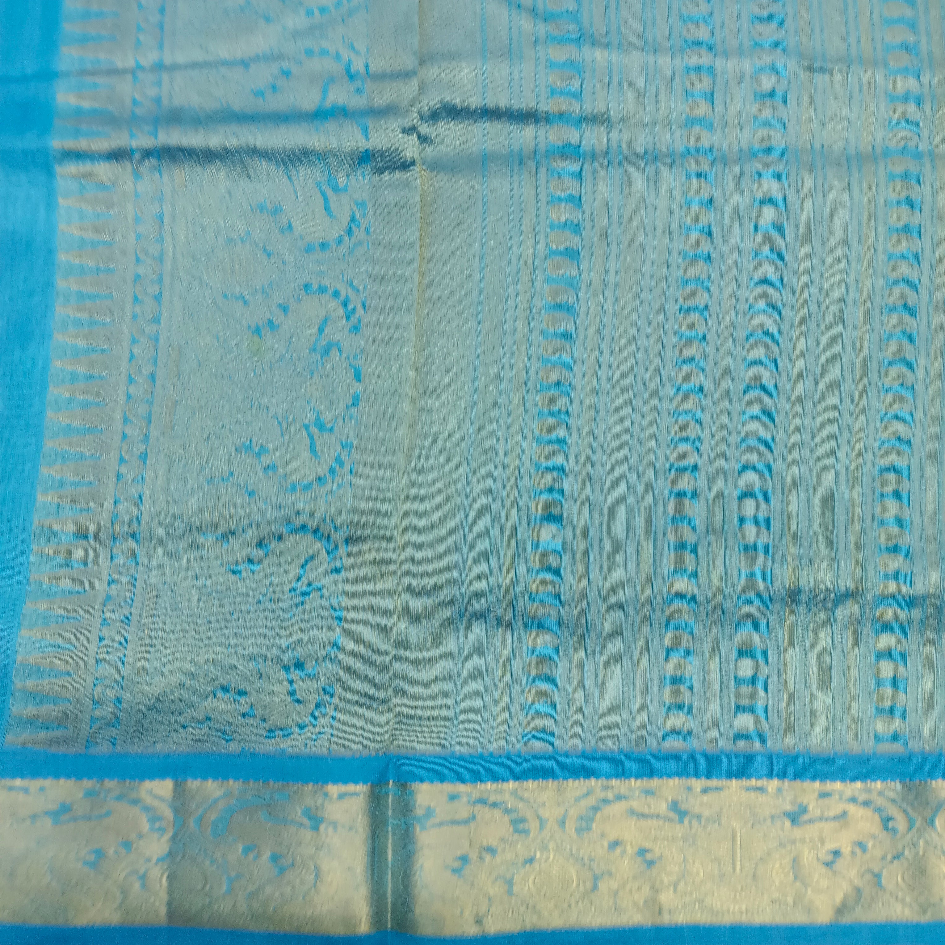 Semi silk cotton 6Yards