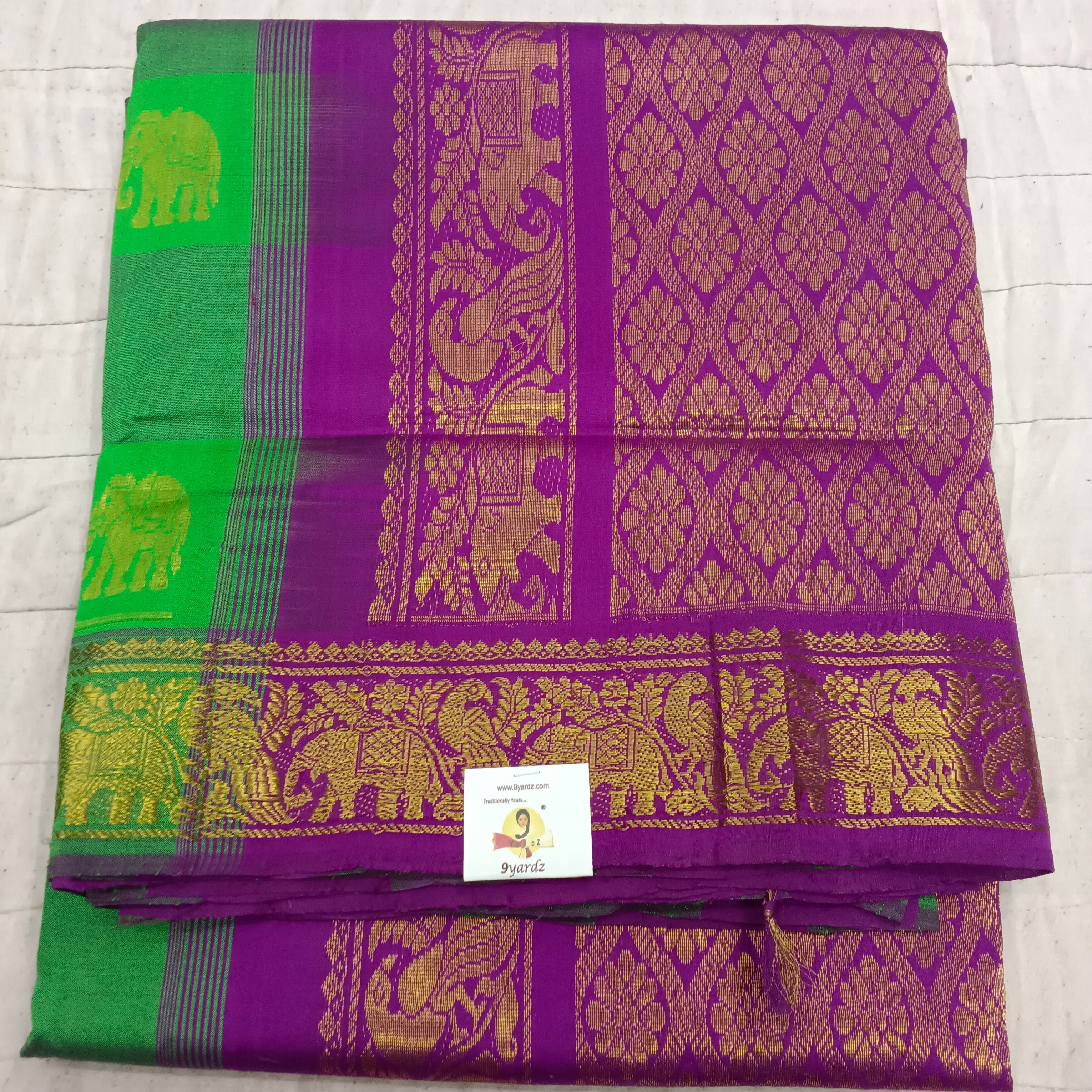 Semi silk cotton 6Yards