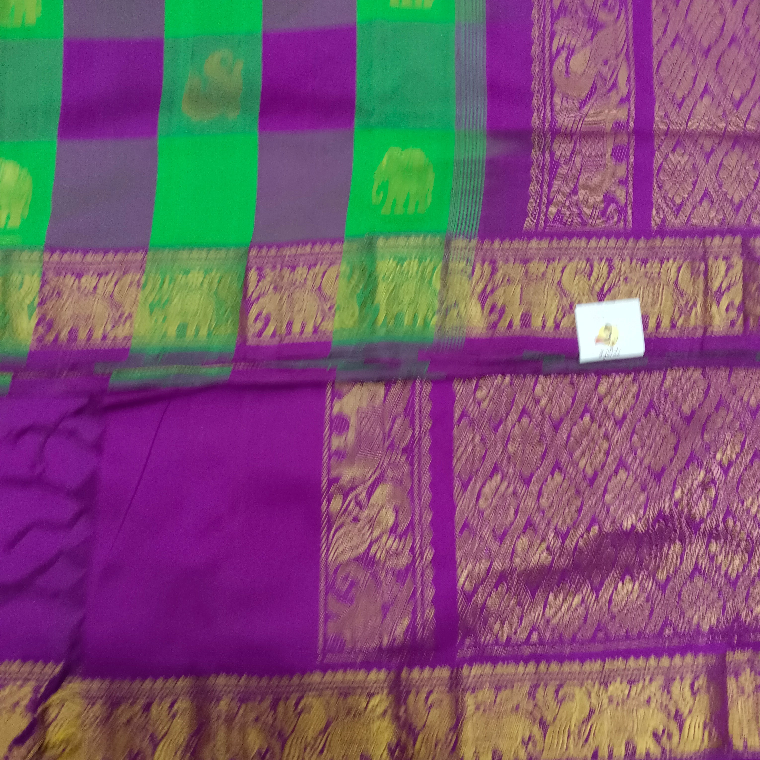 Semi silk cotton 6Yards
