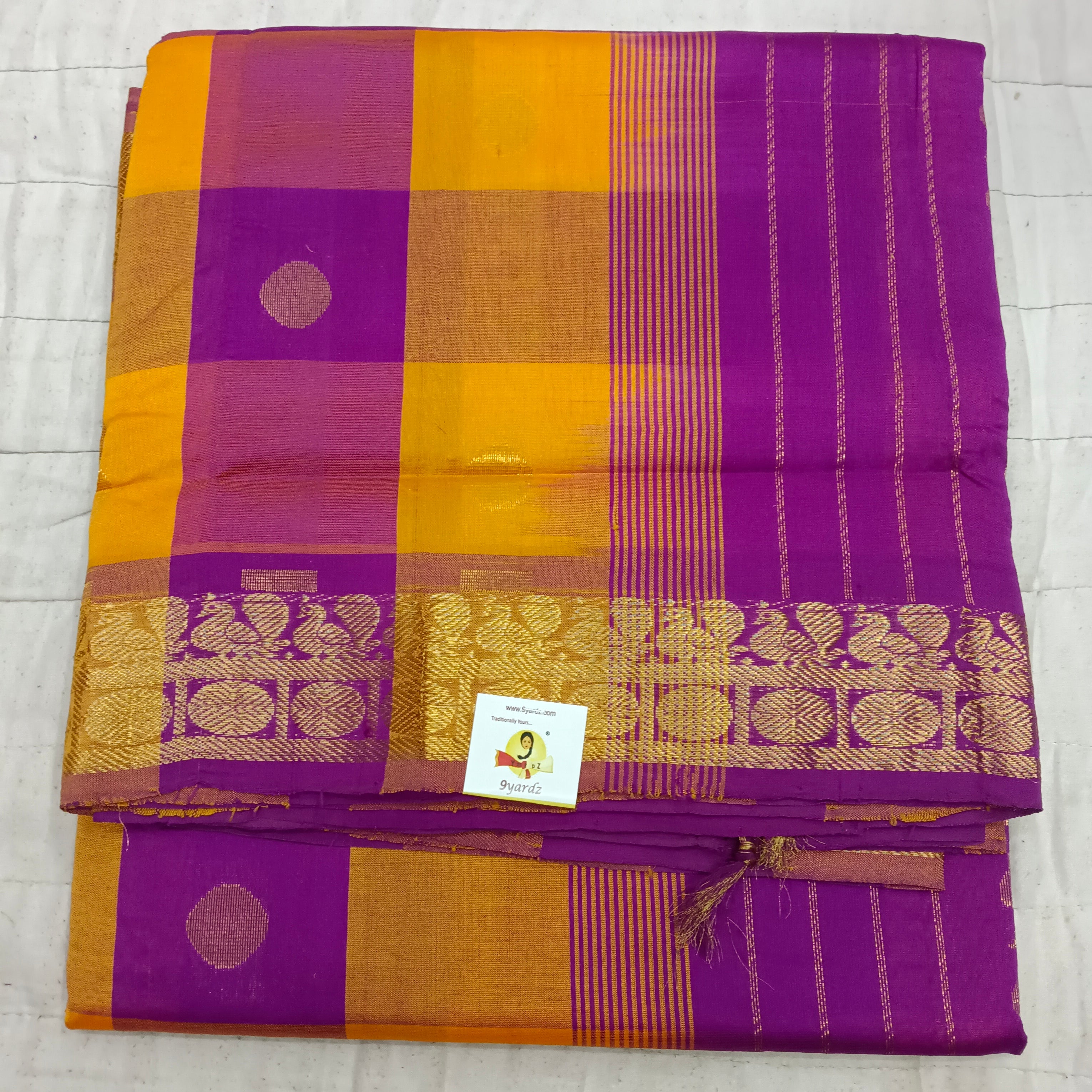 Semi silk cotton 6Yards