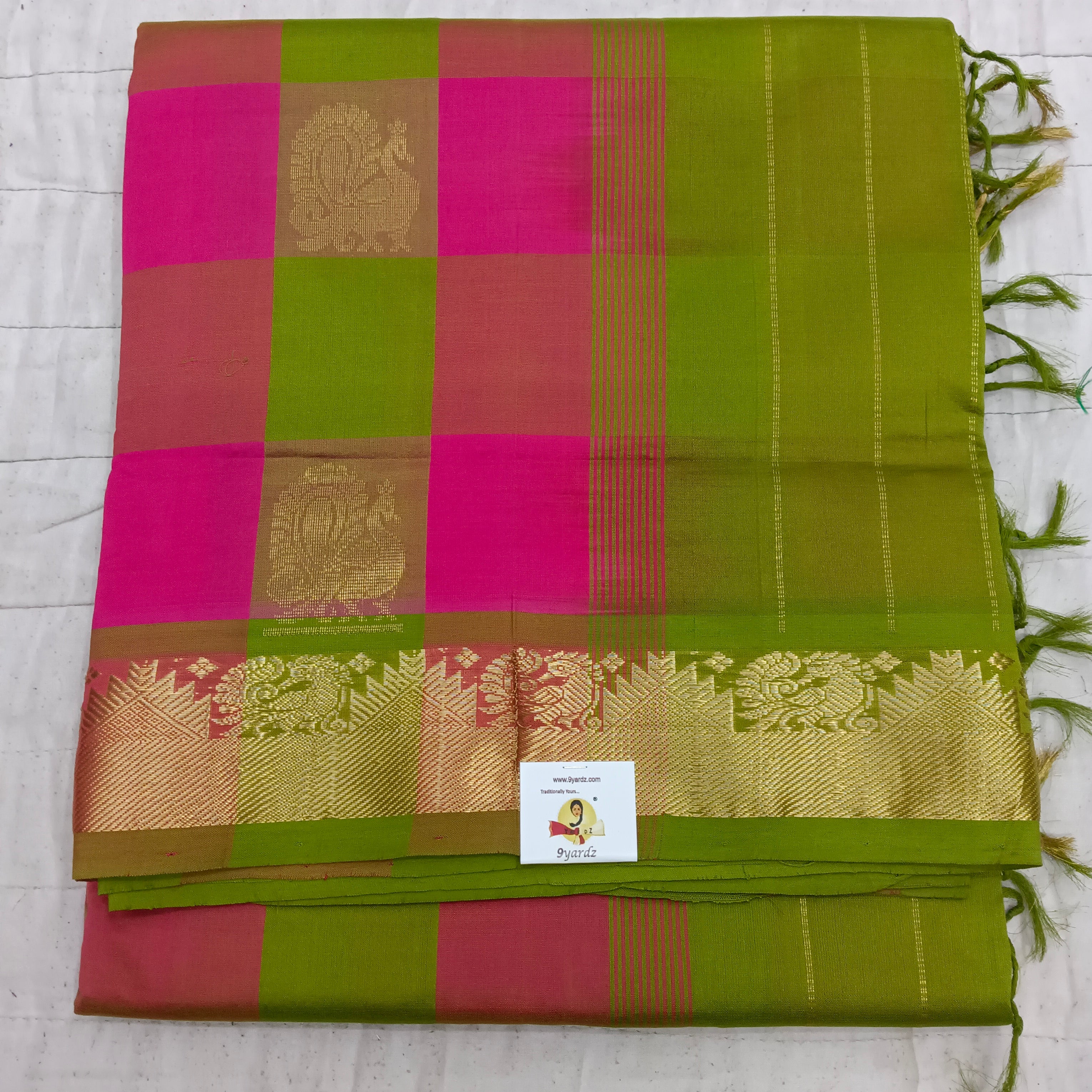 Semi silk cotton 6Yards