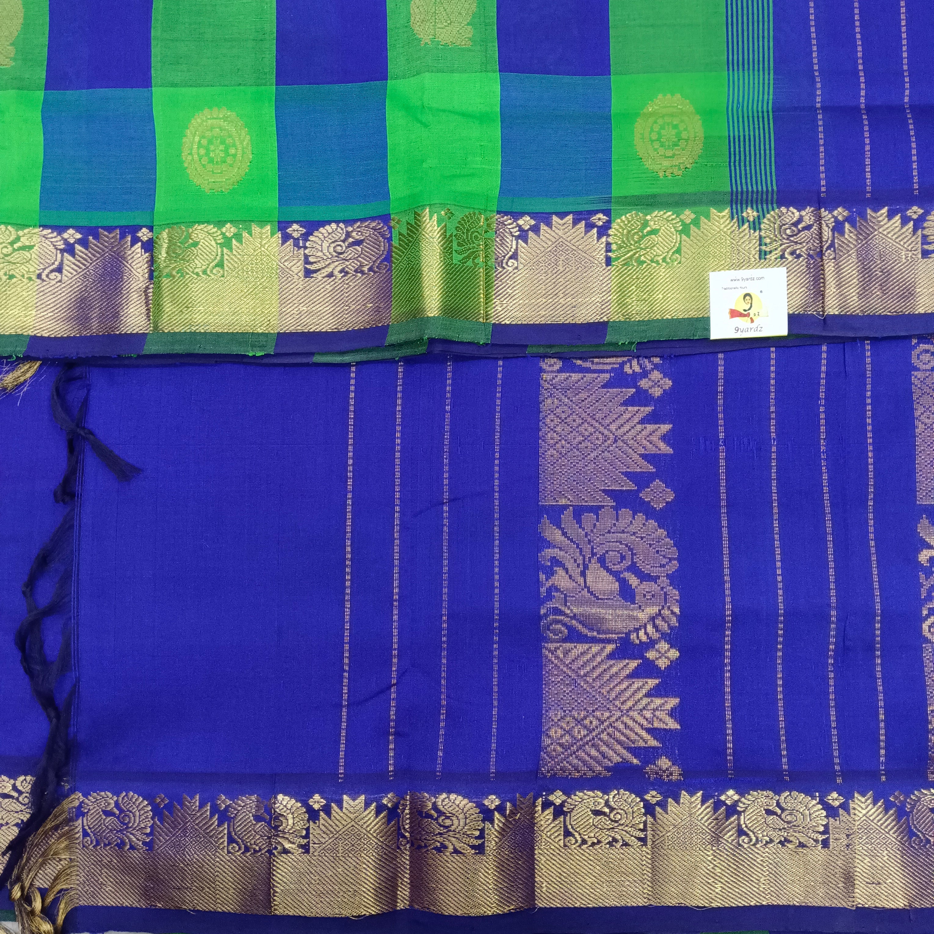 Semi silk cotton 6Yards