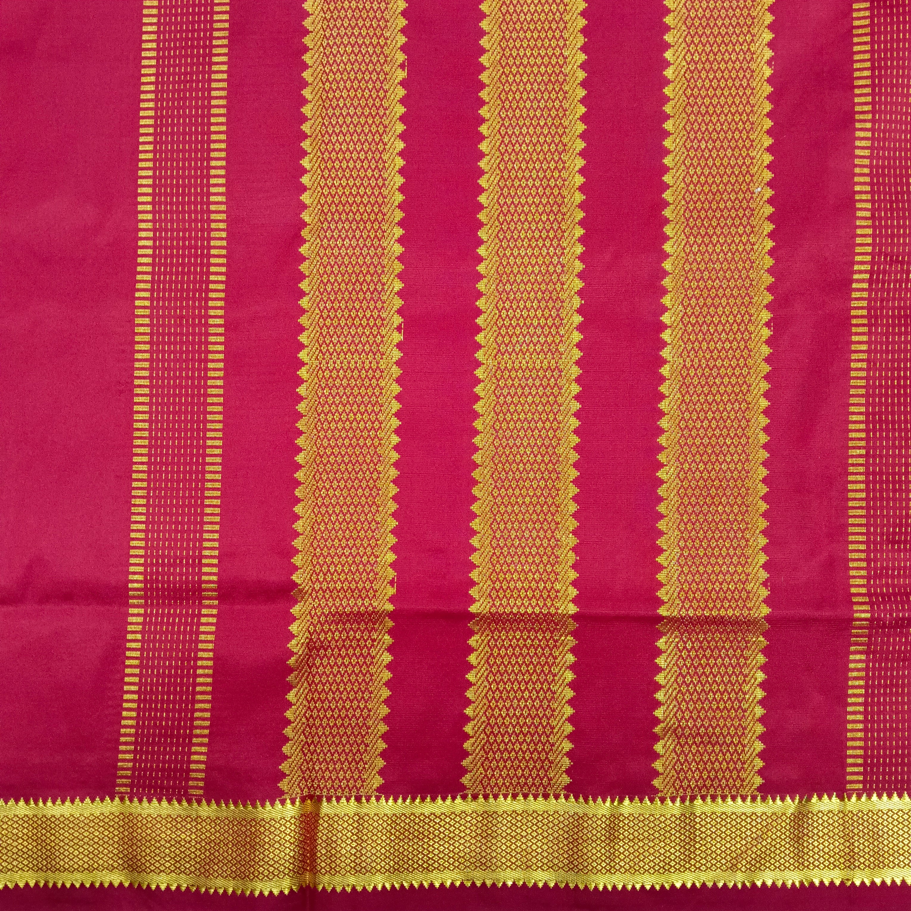Pure silk 10.5yardz Muhurtham saree