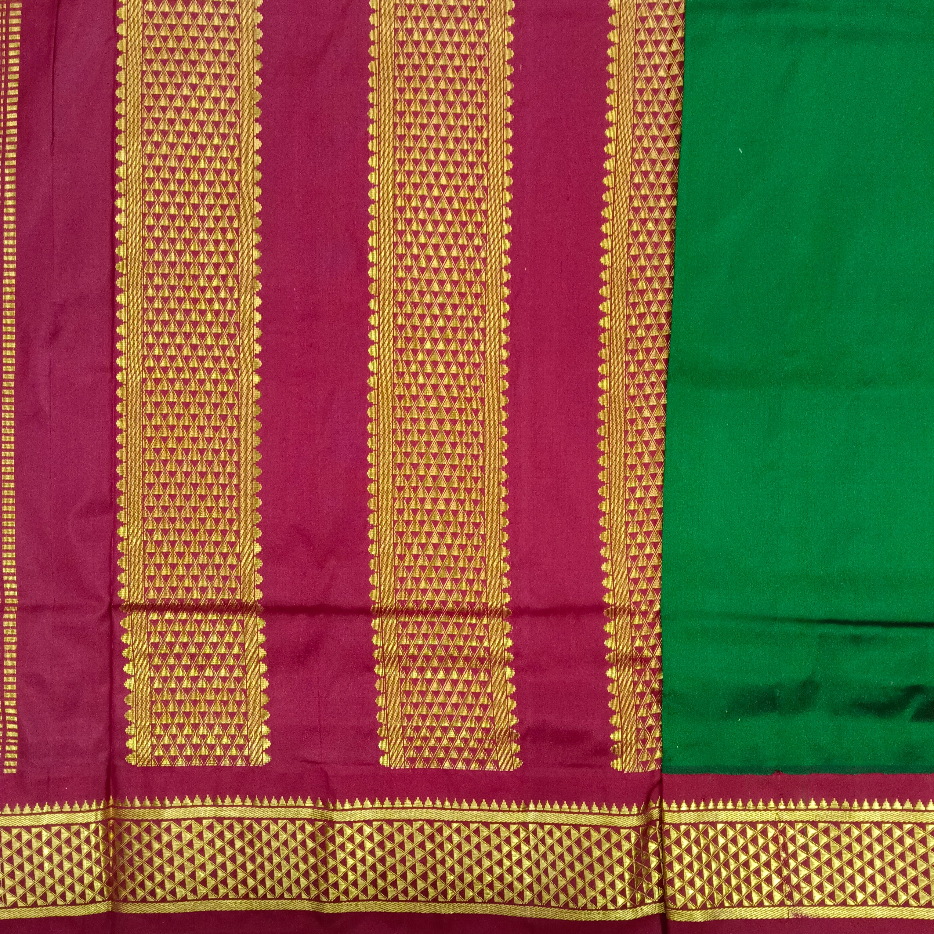 Pure silk 9.5yardz  saree