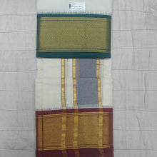 Load image into Gallery viewer, Pure cotton Muhurtham 16kann dhoti 9*5