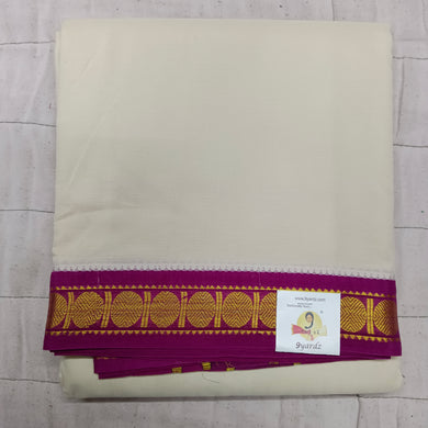 Pure cotton Muhurtham dhoti 9*5