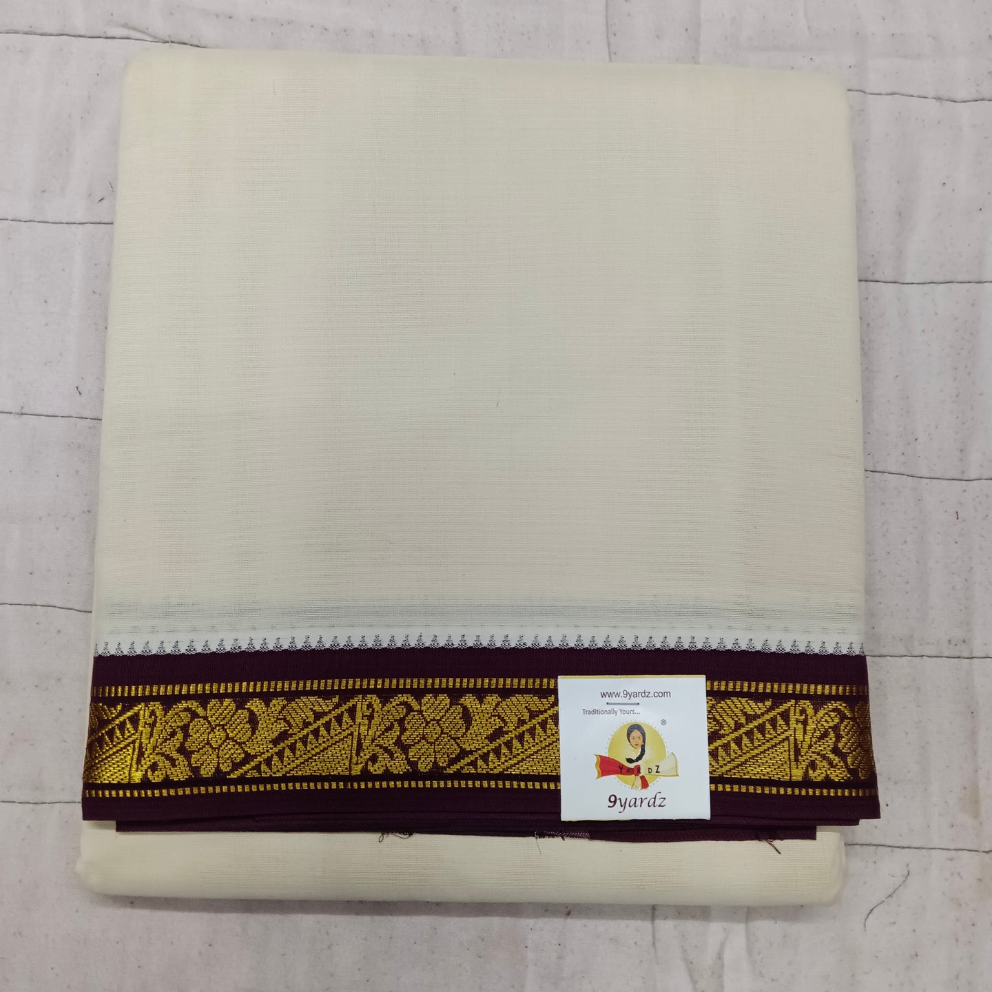 Pure cotton Muhurtham dhoti 9*5