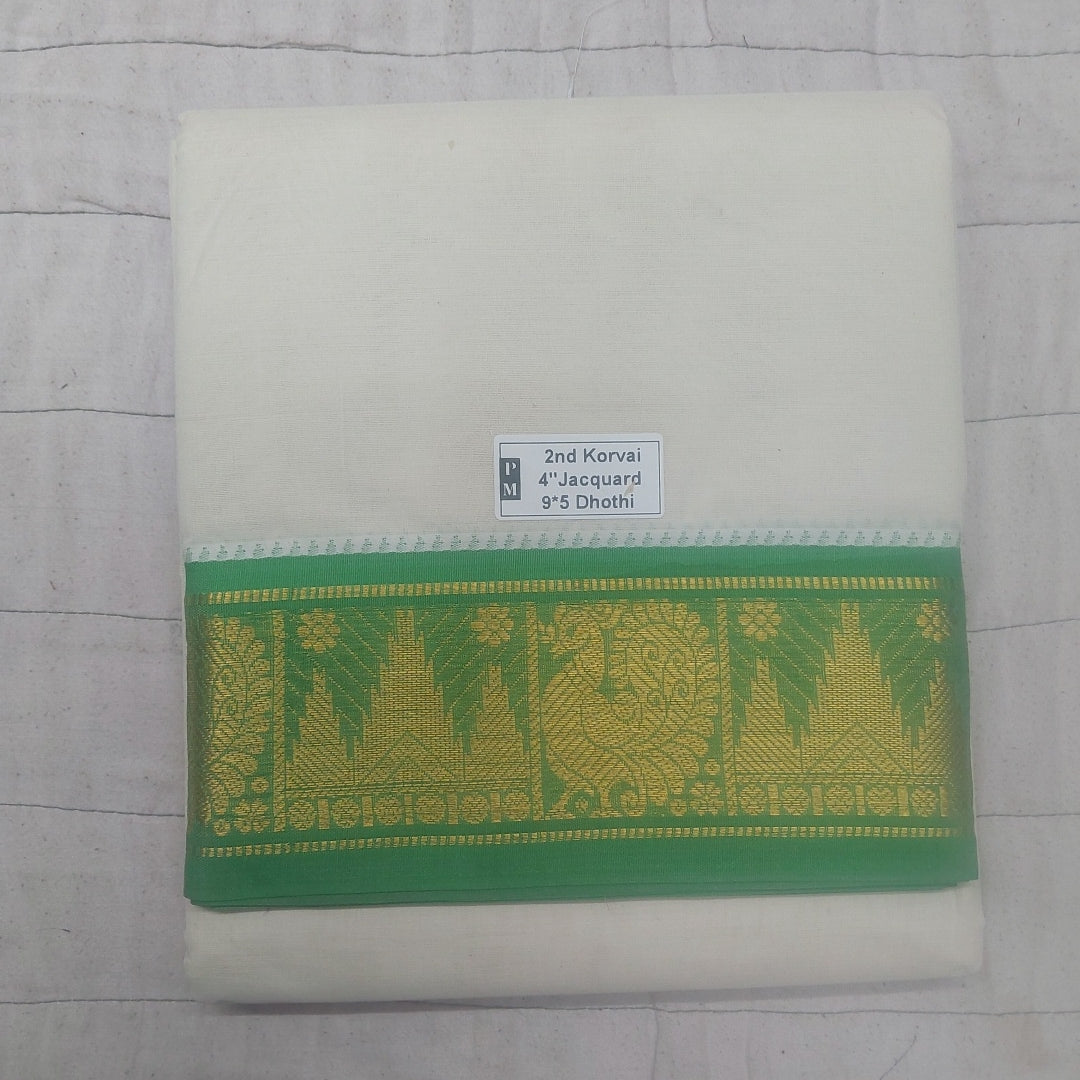 Pure cotton Muhurtham dhoti 9*5