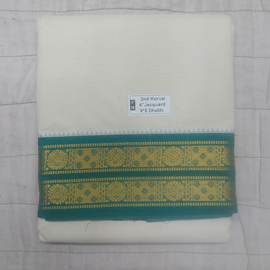 Pure cotton Muhurtham dhoti 9*5