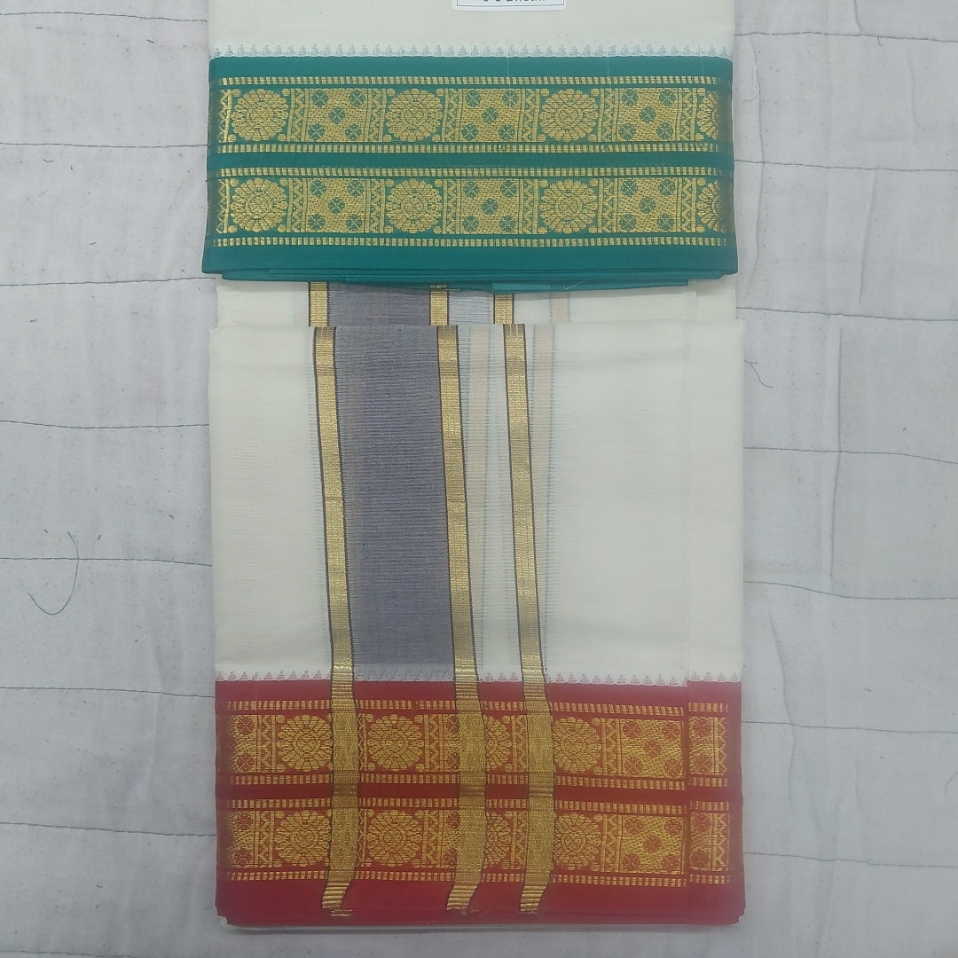 Pure cotton Muhurtham dhoti 9*5