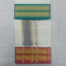 Load image into Gallery viewer, Pure cotton Muhurtham dhoti 9*5