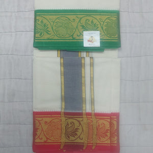 Pure cotton Muhurtham dhoti 9*5