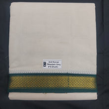 Load image into Gallery viewer, Pure cotton Muhurtham dhoti 9*5 7maadampet