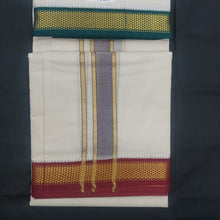 Load image into Gallery viewer, Pure cotton Muhurtham dhoti 9*5 7maadampet