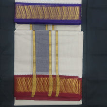 Load image into Gallery viewer, Pure cotton Muhurtham dhoti 9*5 11maadampet