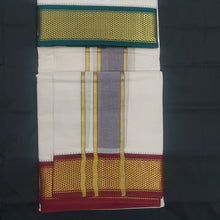 Load image into Gallery viewer, Pure cotton Muhurtham dhoti 9*5 maadampet13