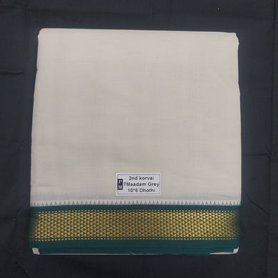 Pure cotton Muhurtham dhoti 10*6 7maadampet