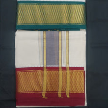 Load image into Gallery viewer, Pure cotton Muhurtham dhoti 10*6 16maadampet