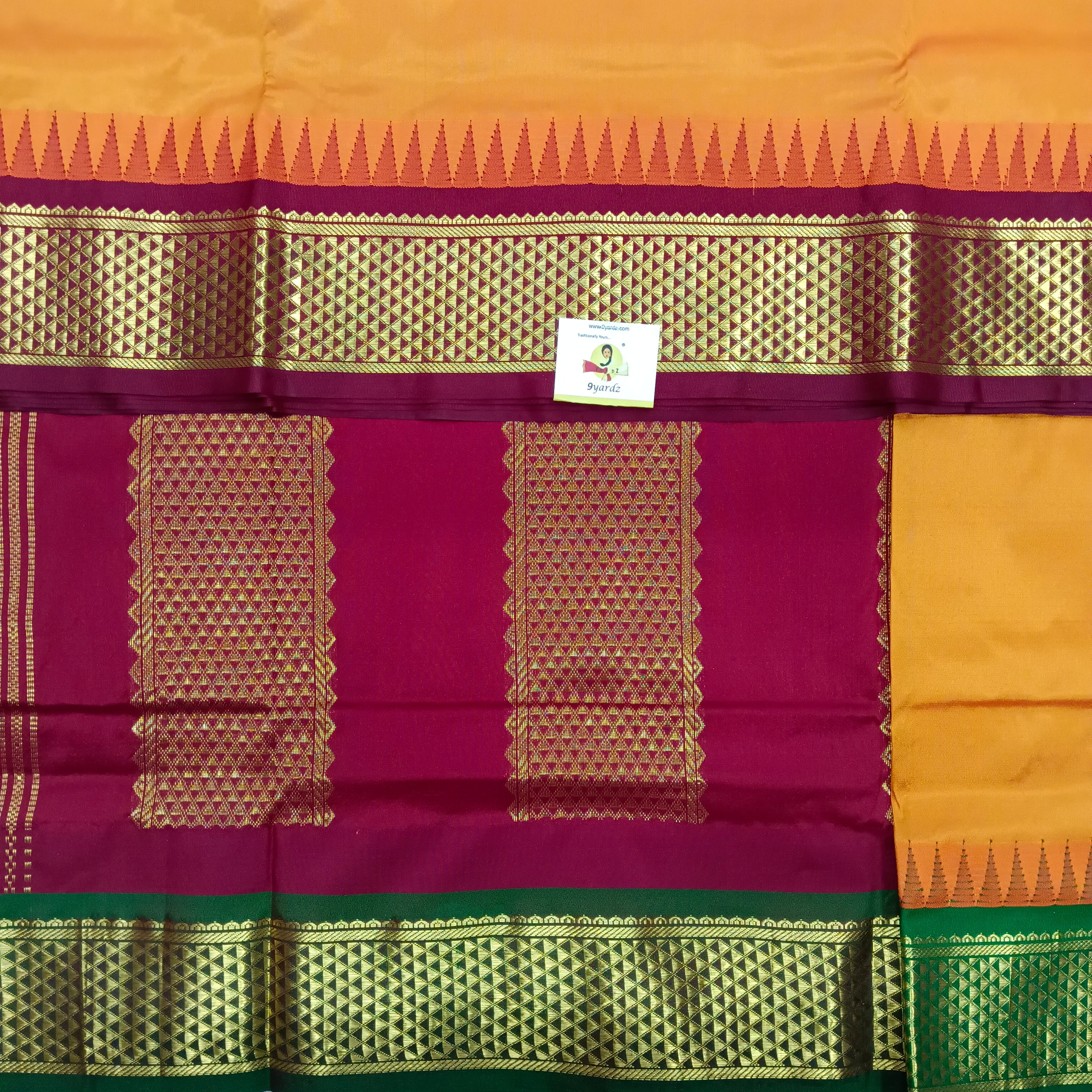 Pure silk 10.25yardz