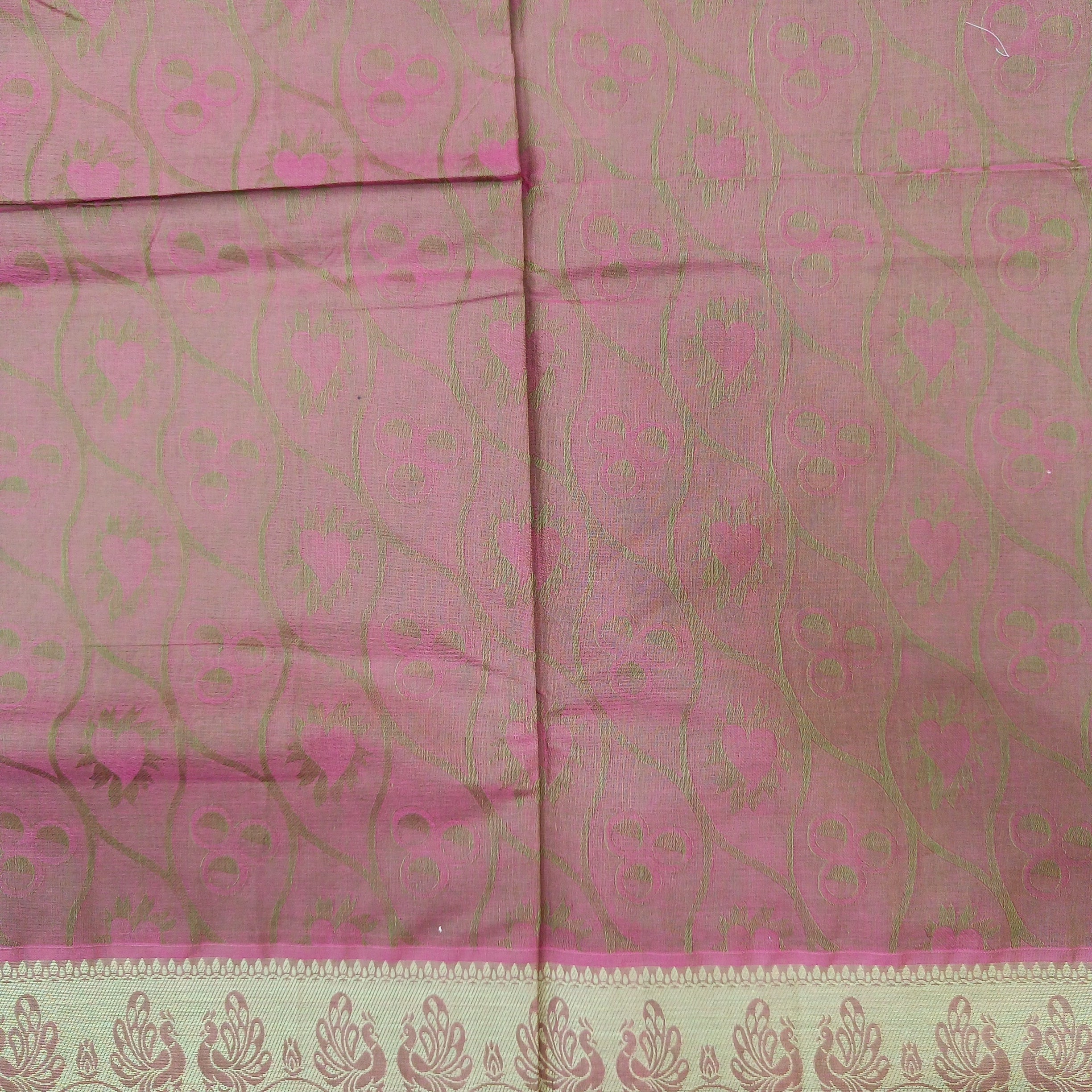 Rich Cotton Embossed sarees