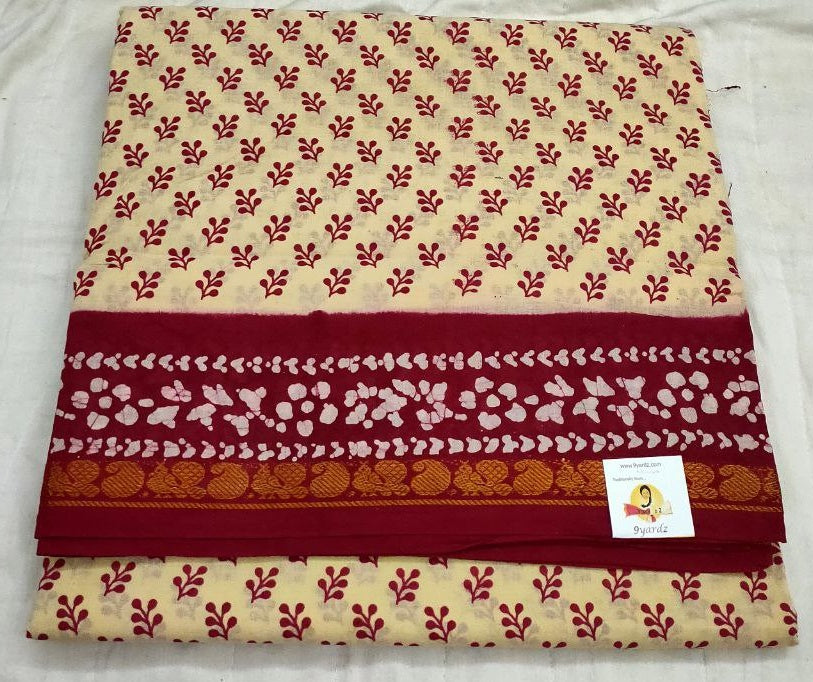 Sungudi cotton 10.5 yards