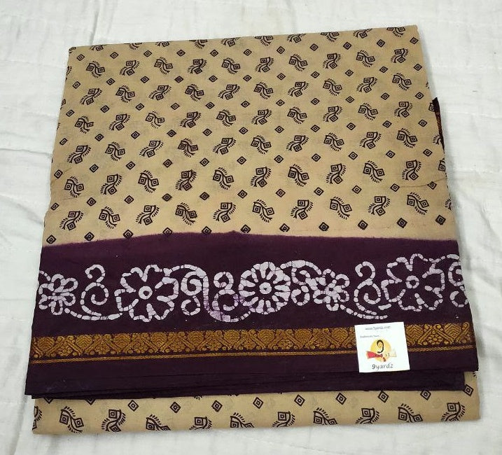 Sungudi cotton 10.5 yards