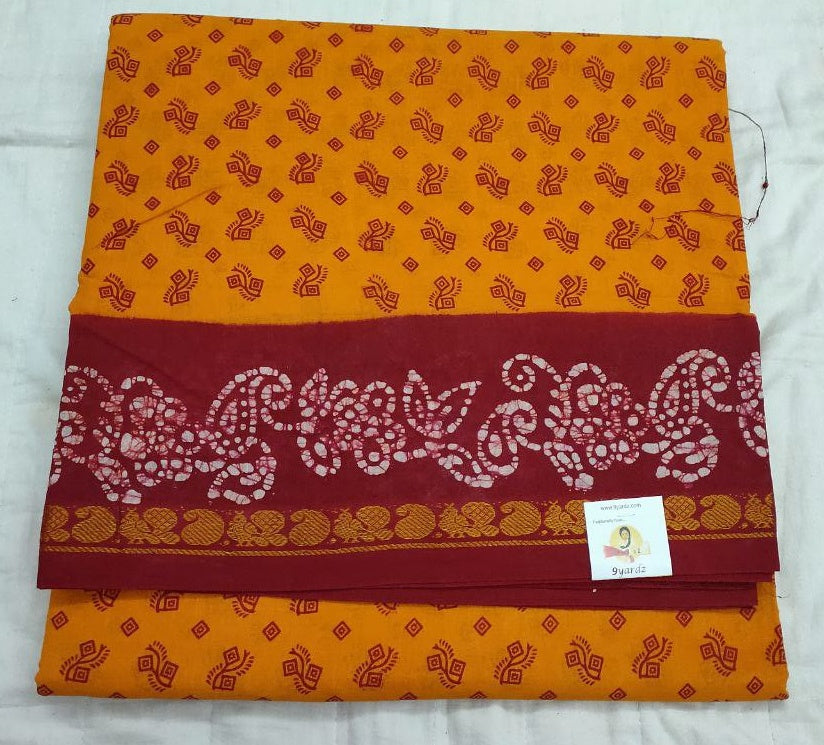 Sungudi cotton 10.5 yards