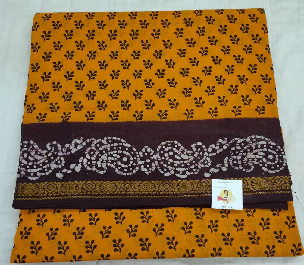Sungudi cotton 10.5 yards