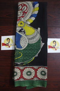 Hand block printed Kalamkari