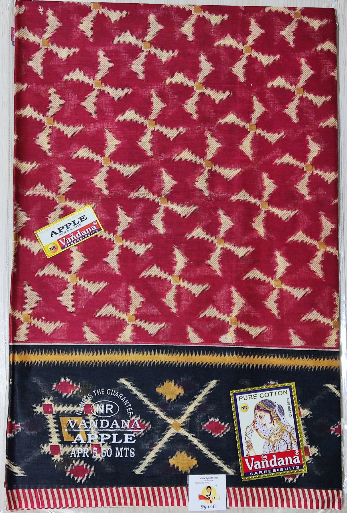 Cotton printed saree