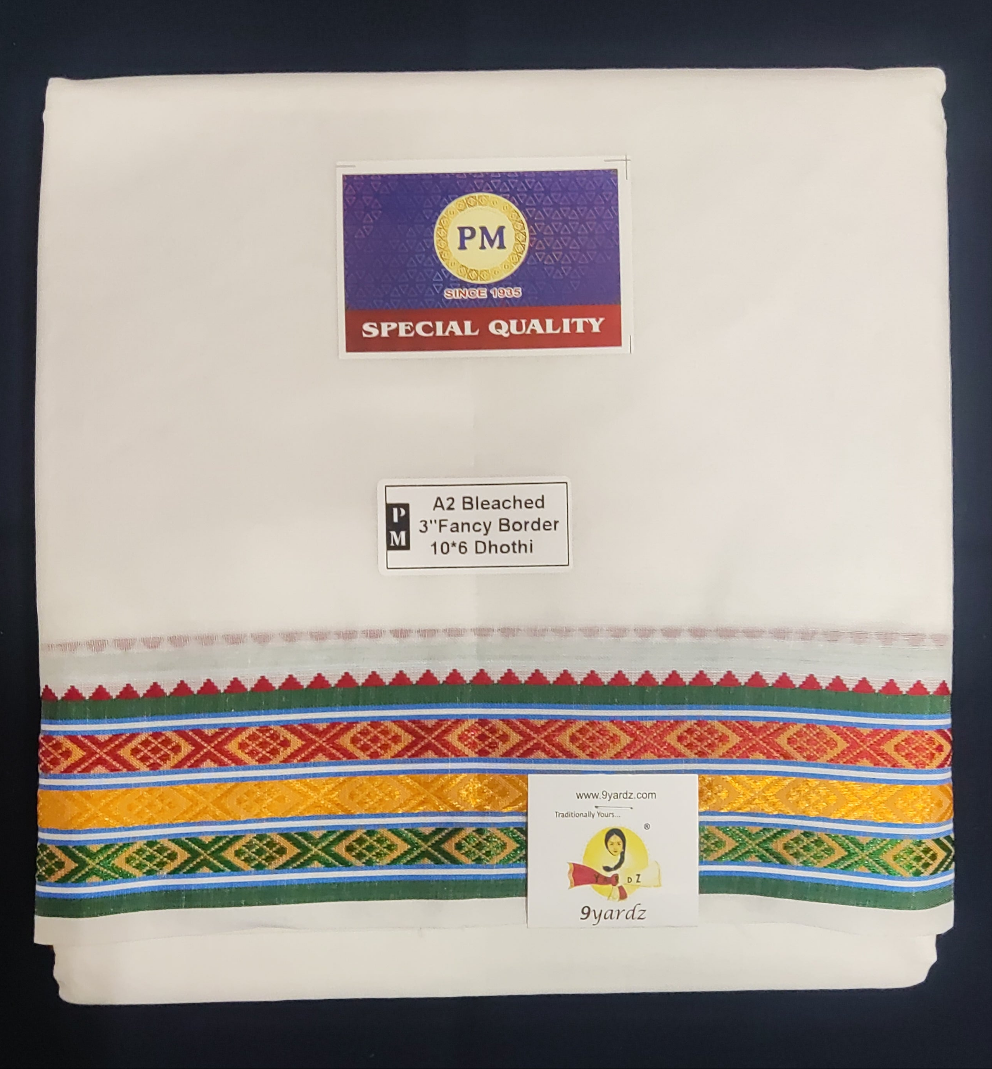 Nagari Cotton Dhothi 10*6