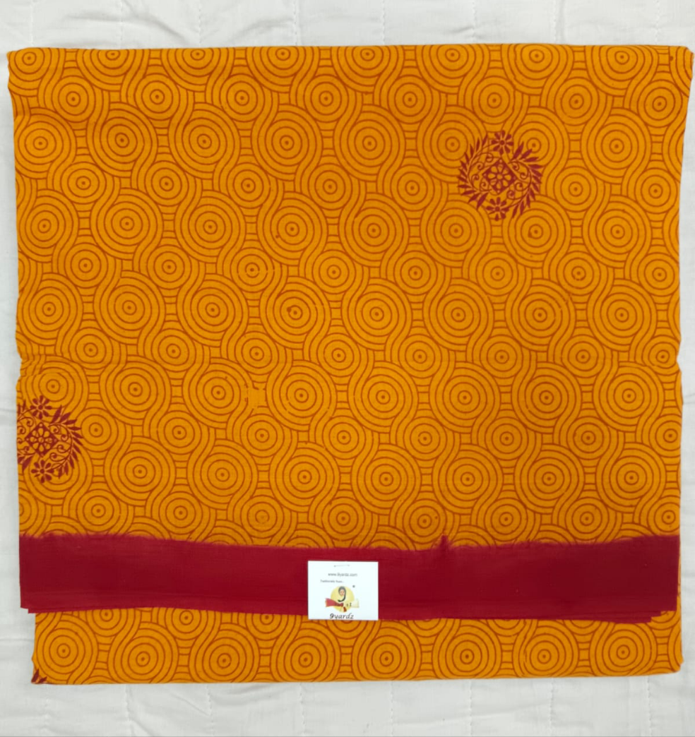 Sungudi cotton 10.5 yards madisar