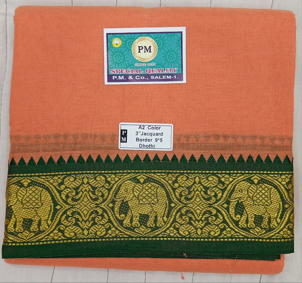 Cotton Colour  Dhothi 9*5