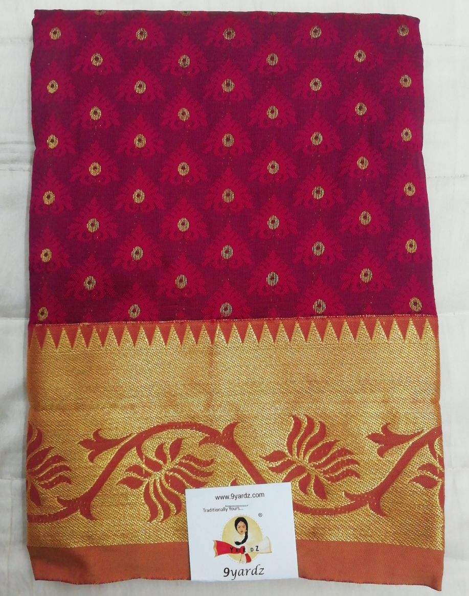 Pavadai poly silk 36"