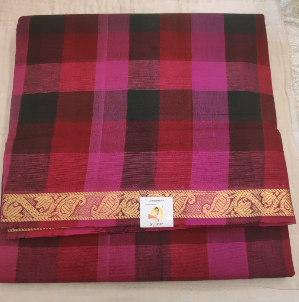Chettinadu / Karaikudi cotton 10.5 yards madisar