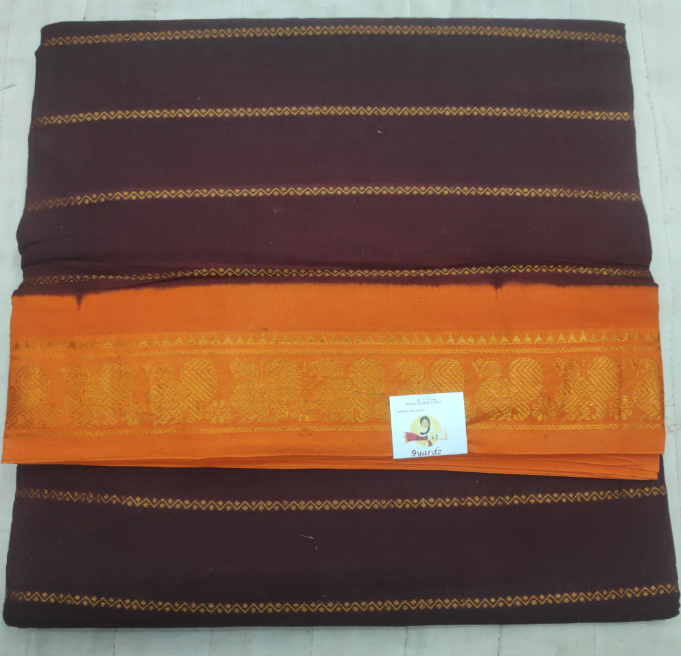 Sungudi cotton Velthari 10.5 yards madisar