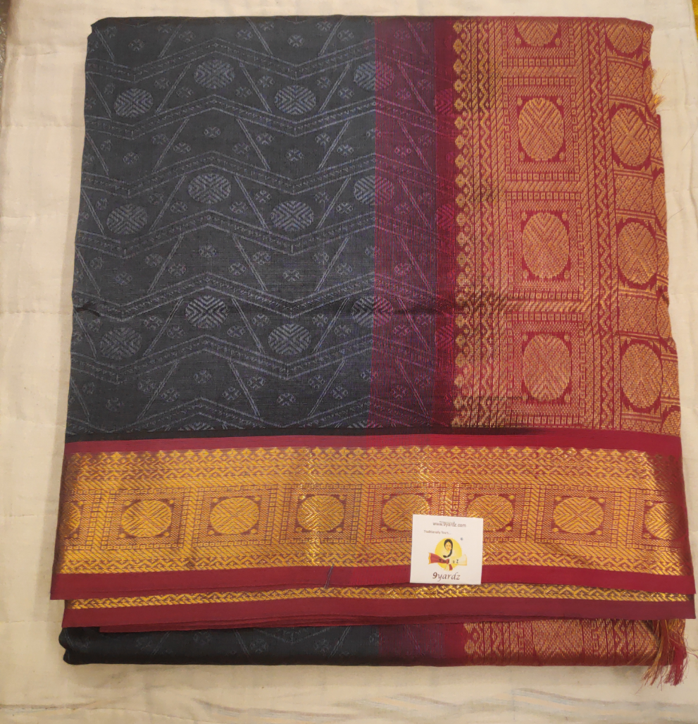 Pure silk cotton- embossed, 10 yards madisar