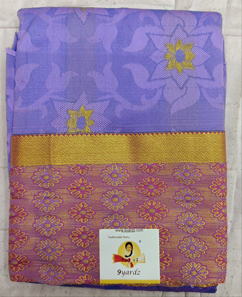 Art/Mixed silk Pattu Pavadai
