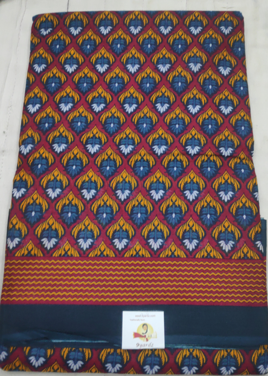 Erode cotton 10.5 yards madisar