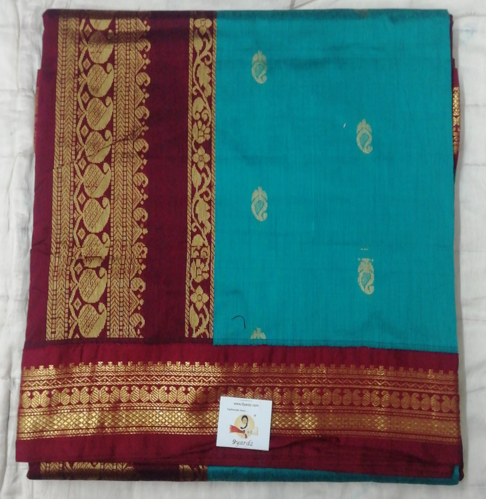 Kalyani Cotton Butta  9.5yards