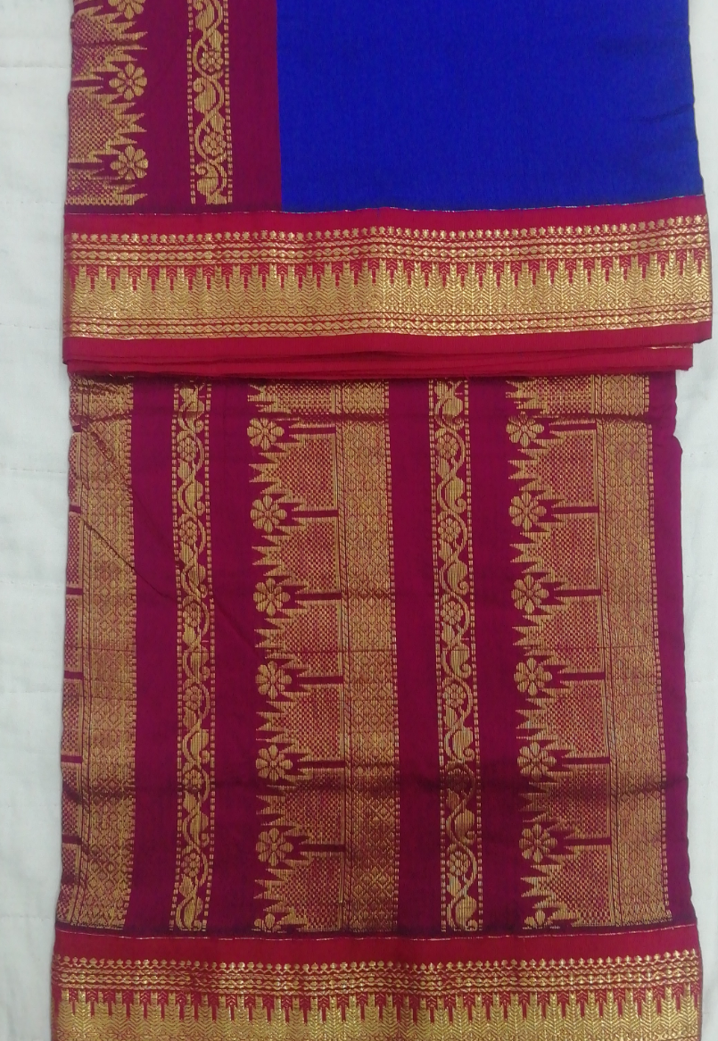 Kalyani Cotton 8.8 metres/ 9.5 yards madisar