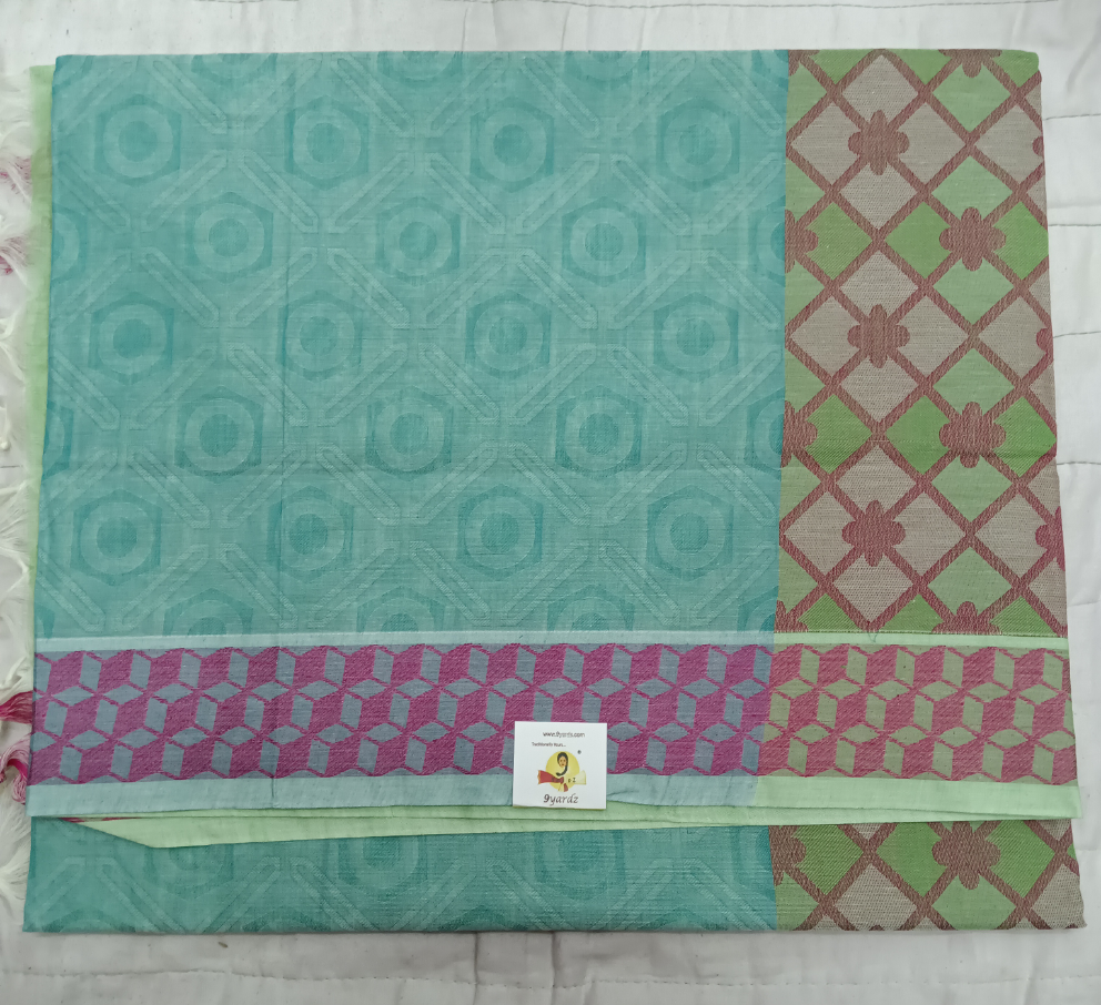Rich Cotton Embossed sarees