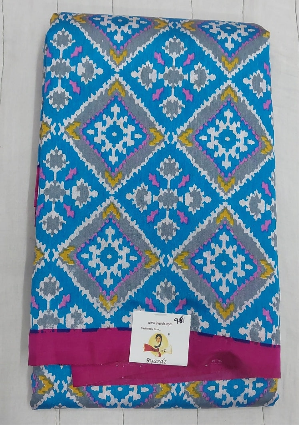 Printed Silk 9.5 yards