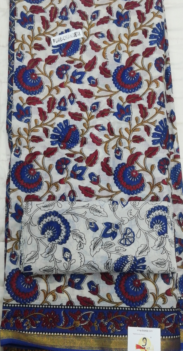Chanderi cotton 6 yards