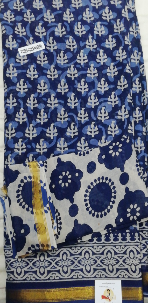 Chanderi cotton 6 yards