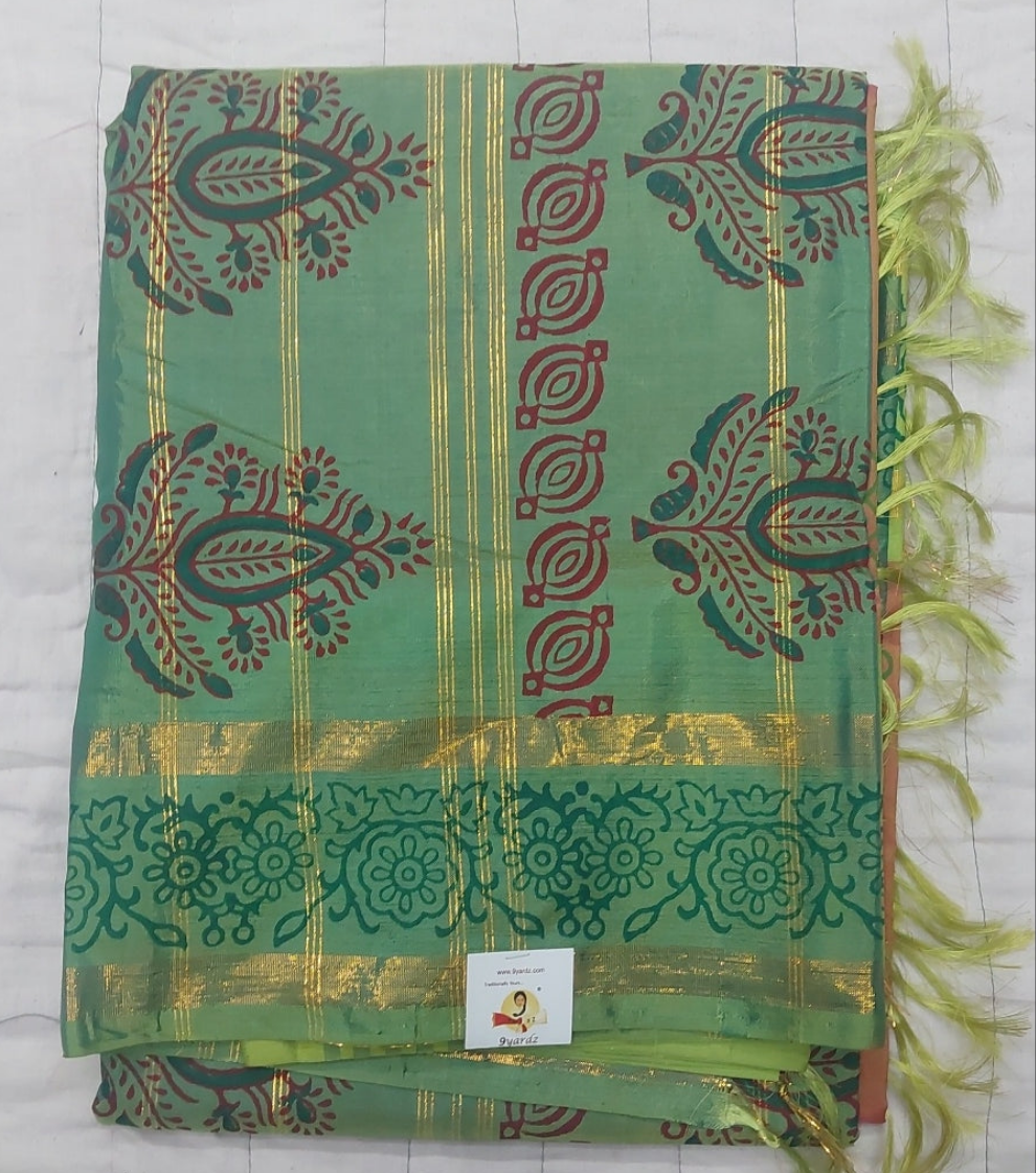 Chinallampattu printed madisar 10yardz