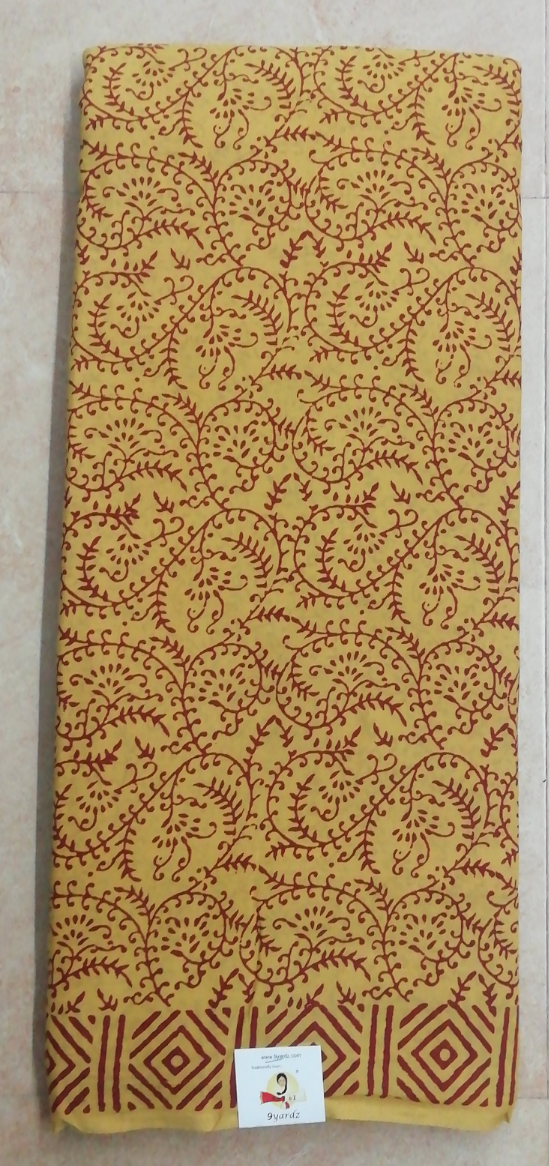 Baag/soft cotton Madisar 11 yards