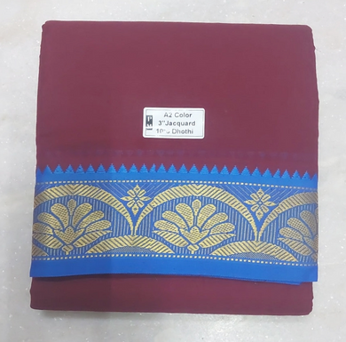 Nagari Cotton Colour Dhothi 10*6